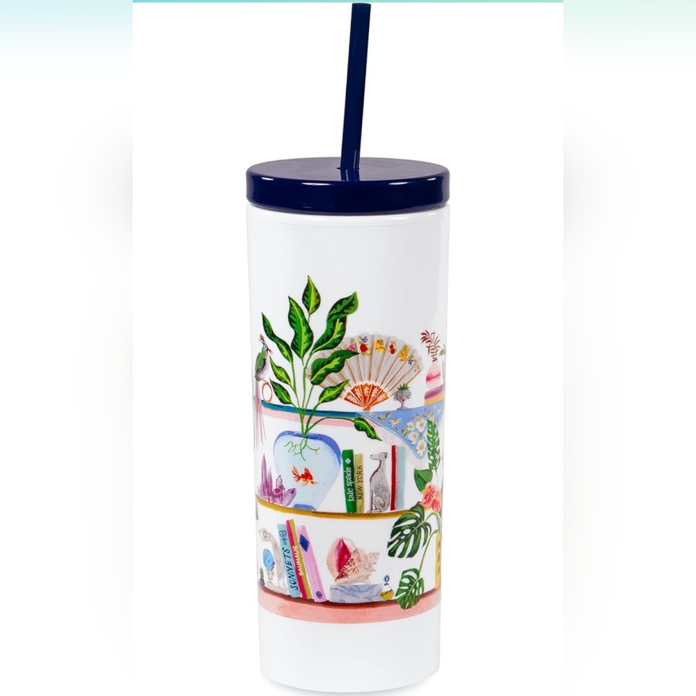 NWT‎ Kate Spade Bookshelf Tumbler